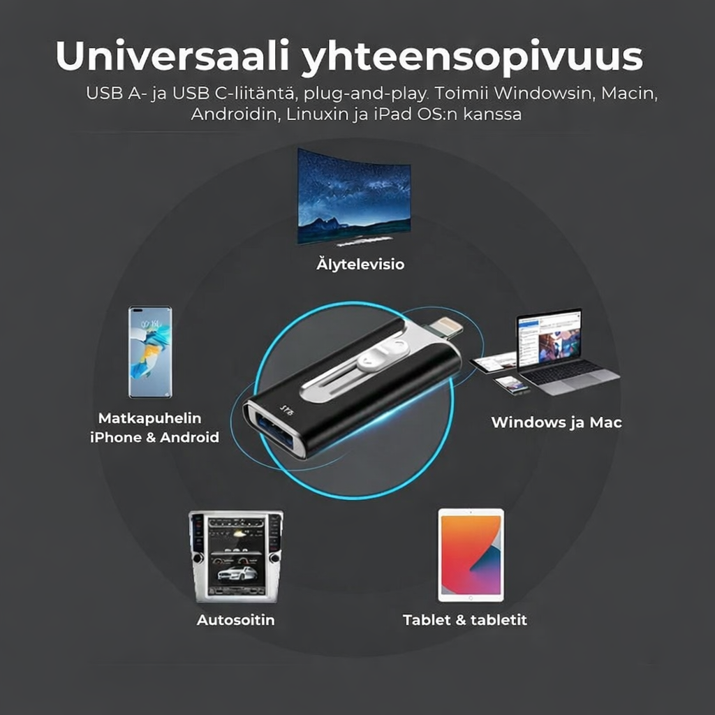 Hevlio™ Kannettava SSD-kiintolevy kannettaville tietokoneille ja pelaamiseen