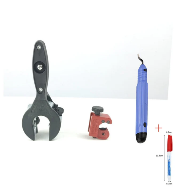 3-osainen räikkätoiminen putkileikkurisarja