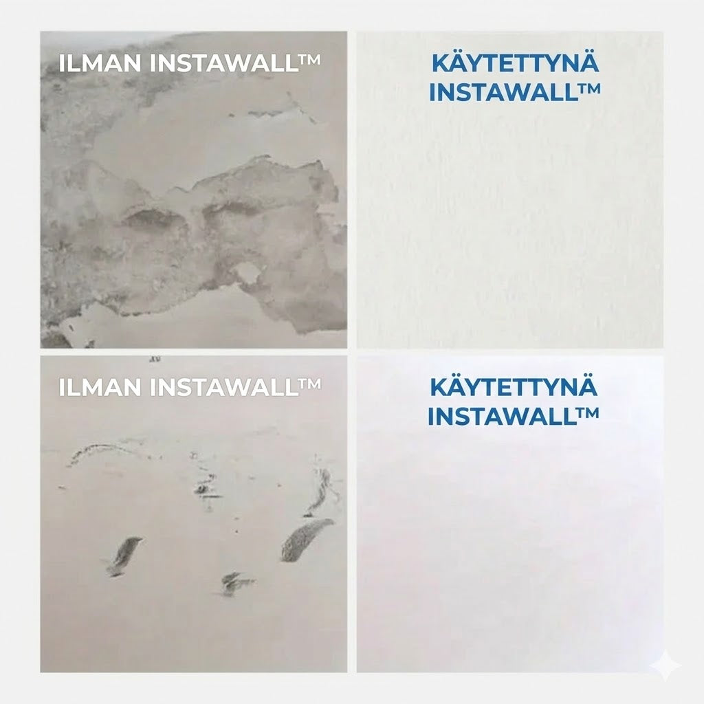 Seinänkorjauspastasetti – Korjaa reiät ja halkeamat kuin uudet – Nopeasti kuivuva ja näkymätön – Rappaukselle ja betonille