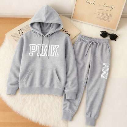Oversized unisex-collegepuku – Basic huppari ja collegehousut -setti miehille ja naisille