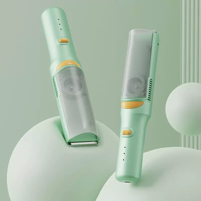 Imuri-toiminnolla varustettu hiustenleikkuri (ei sotkua)