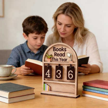 Puinen kirjalaskuri & lukuseuranta – Reading Challenge -haasteeseen (0–999)