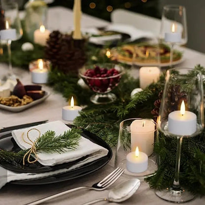 Ladattavat LED-kynttilät kaukosäätimellä