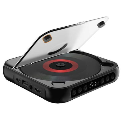 Kannettava CD-soitin Bluetoothilla – Ladattava Discman autoon ja matkalle (Anti-Shock)