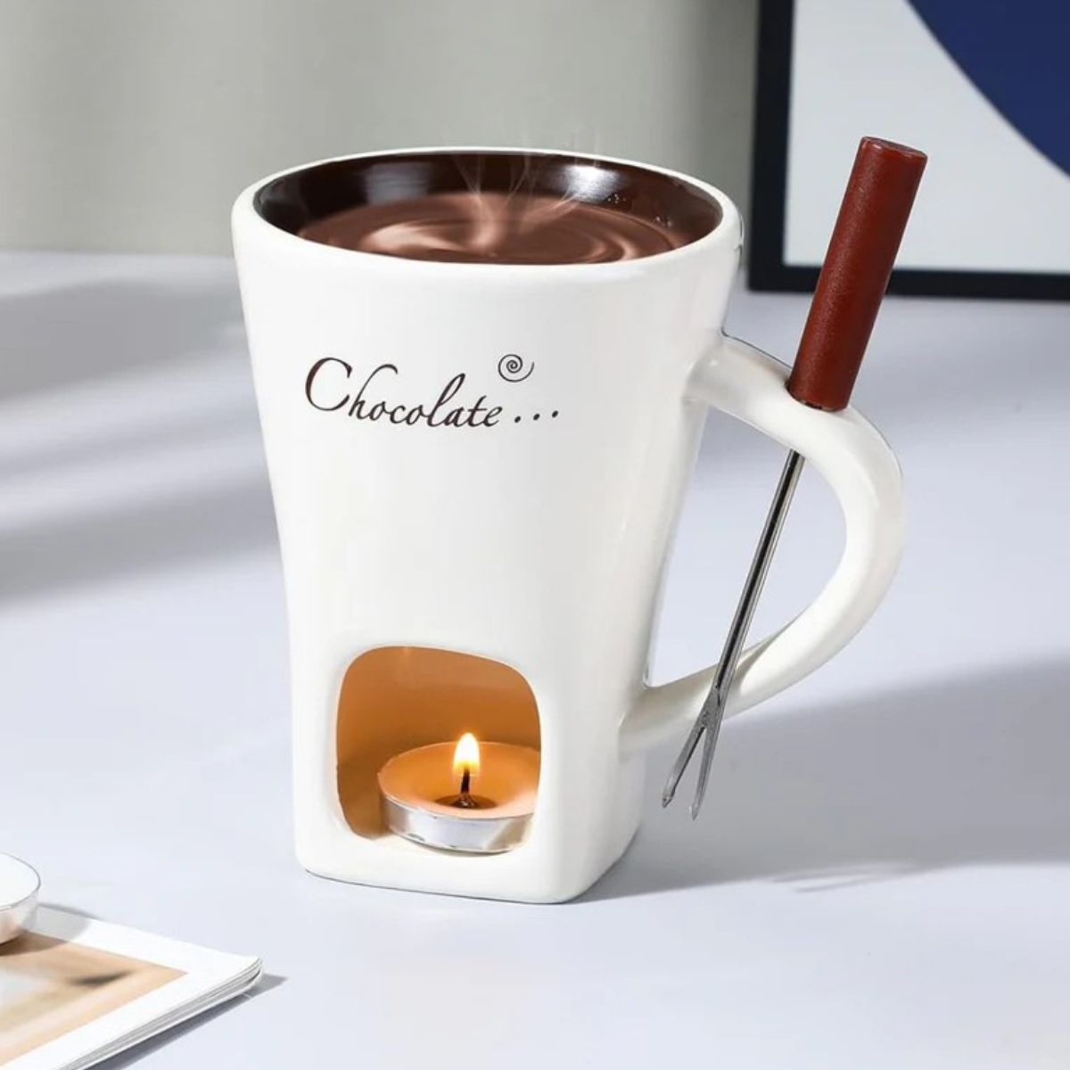 Chocolade Fondue Mok