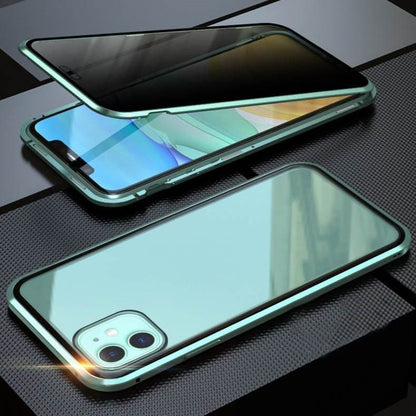 Yksityisyyttä suojaava magneettinen iPhone-kuori – 360 asteen suoja – Anti-Spy karkaistu lasi – Kaksipuolinen & iskunkestävä
