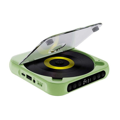 Kannettava CD-soitin Bluetoothilla – Ladattava Discman autoon ja matkalle (Anti-Shock)