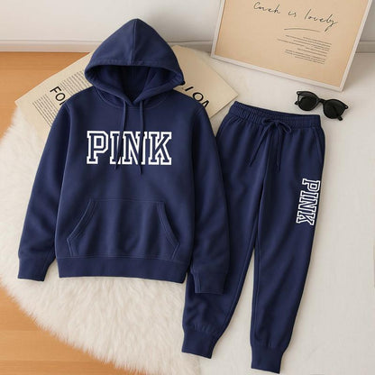 Oversized unisex-collegepuku – Basic huppari ja collegehousut -setti miehille ja naisille