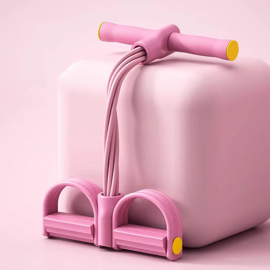 FitPedal-vastuskuminauha jalkatueilla