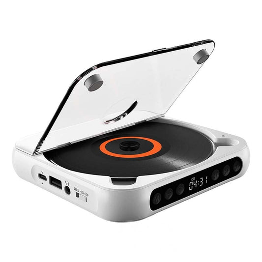 Kannettava CD-soitin Bluetoothilla – Ladattava Discman autoon ja matkalle (Anti-Shock)
