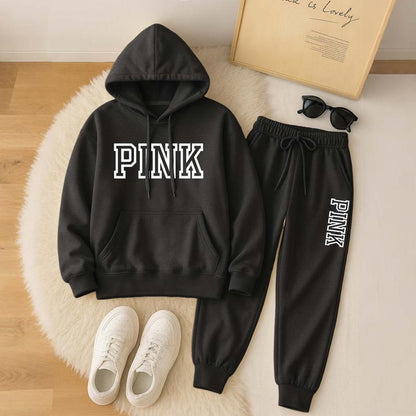 Oversized unisex-collegepuku – Basic huppari ja collegehousut -setti miehille ja naisille