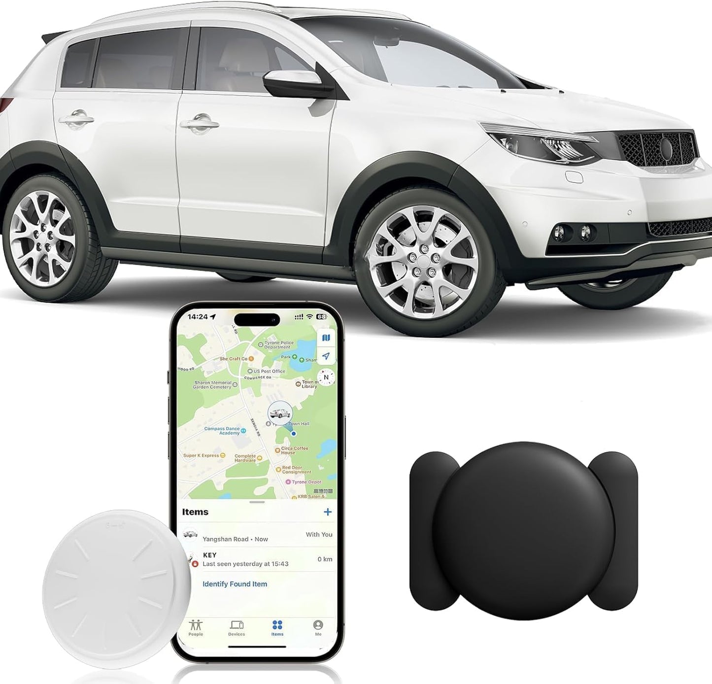 Magneettinen GPS-paikannin autoon