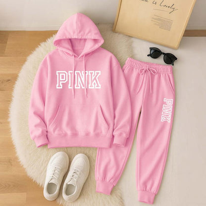Oversized unisex-collegepuku – Basic huppari ja collegehousut -setti miehille ja naisille