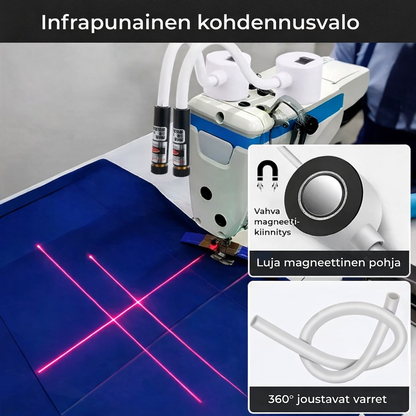 StitchLaser™ – Ompelukoneen laserohjain täydelliseen suoraompeleeseen