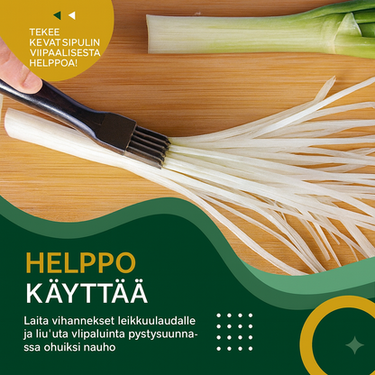 Julienne-vihannesleikkuri (ohuisiin suikaleisiin)