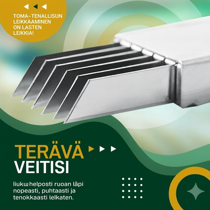 Julienne-vihannesleikkuri (ohuisiin suikaleisiin)