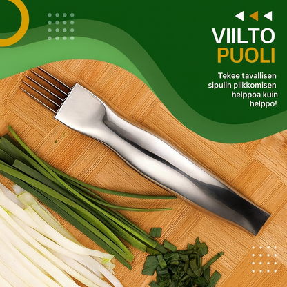 Julienne-vihannesleikkuri (ohuisiin suikaleisiin)