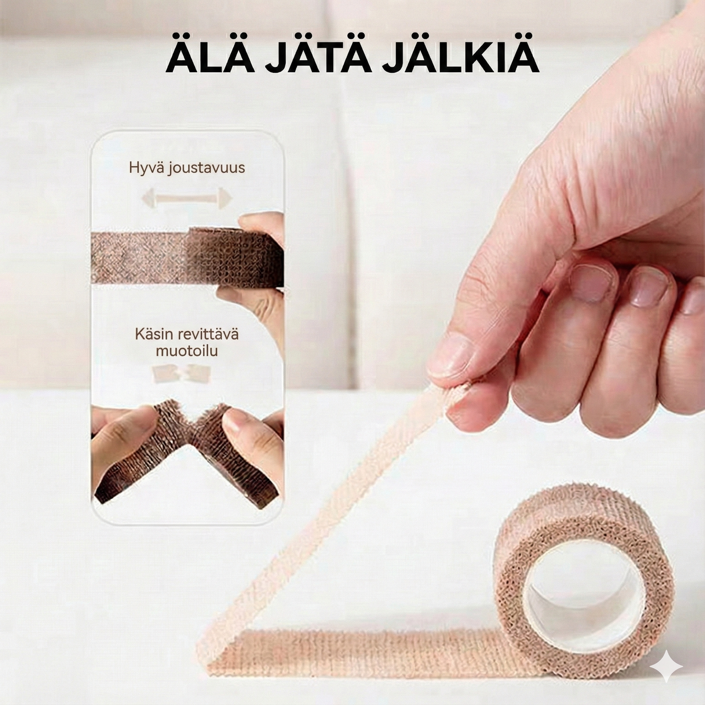 Hiljaiset huopaliu'ut pöydänjalkoihin