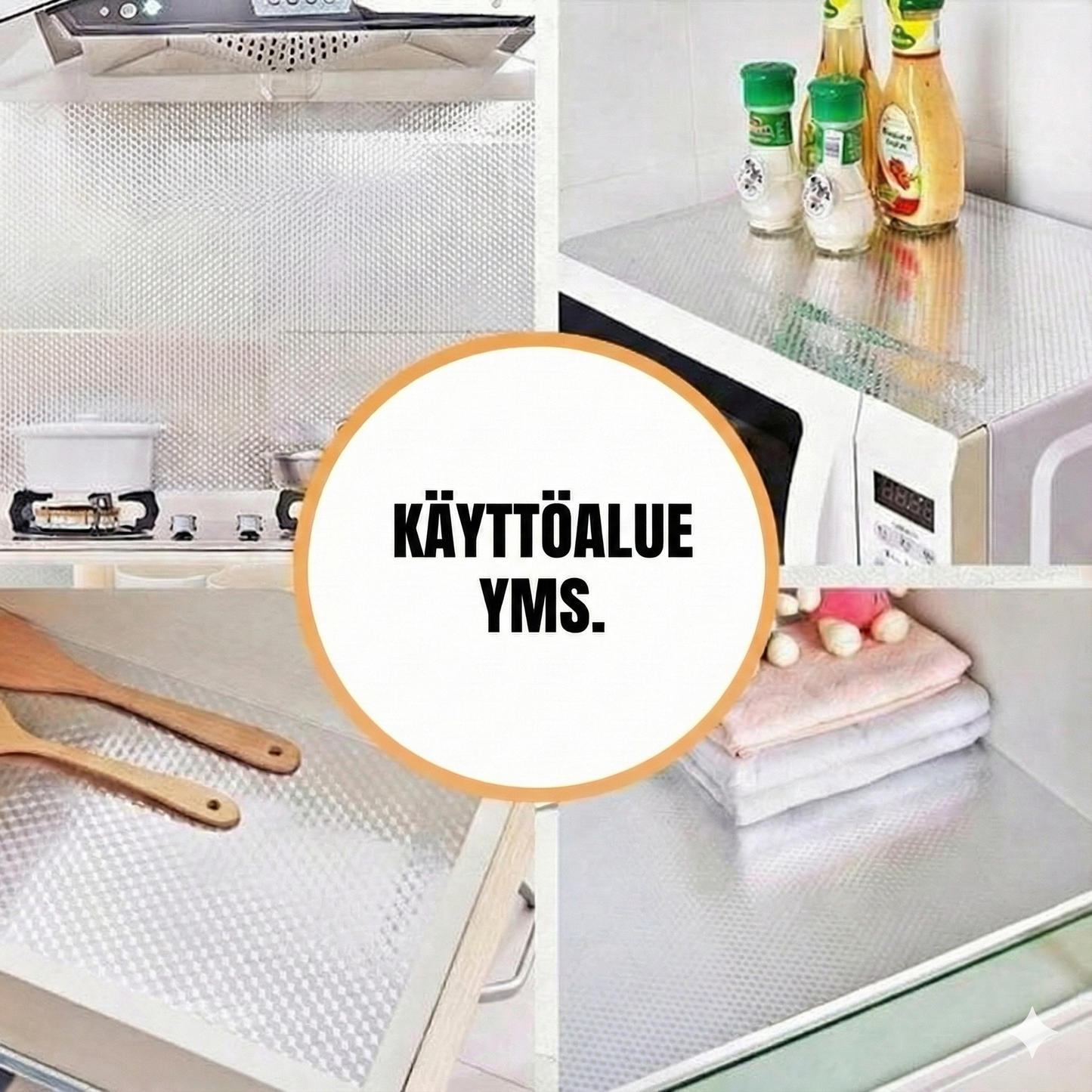 Öljynkestävät keittiötarrat