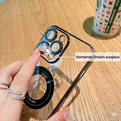 MagSafe-suojakuori iPhone - Läpinäkyvä (Magneettinen)