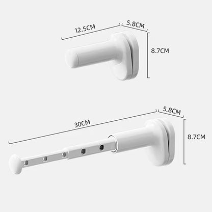 Teleskooppinen ulosvedettävä kuivausteline