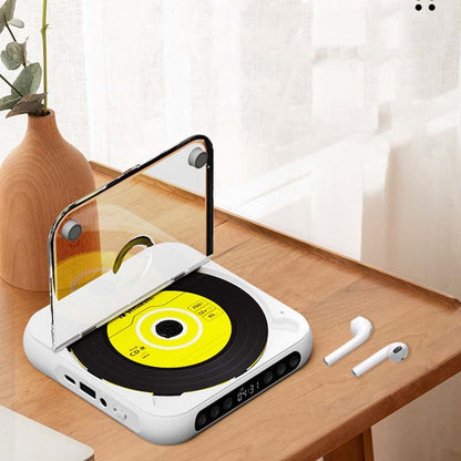 Kannettava CD-soitin Bluetoothilla – Ladattava Discman autoon ja matkalle (Anti-Shock)