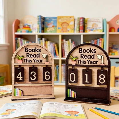 Puinen kirjalaskuri & lukuseuranta – Reading Challenge -haasteeseen (0–999)