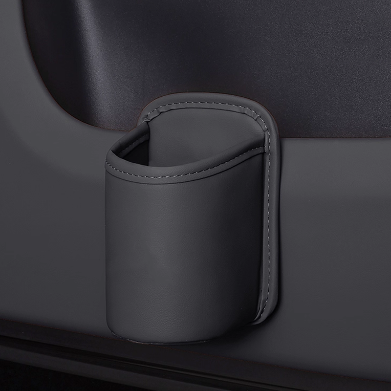 Nahkainen take-away-kahvipidike - Kannettava mukinpidike klipsillä