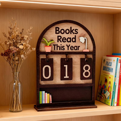 Puinen kirjalaskuri & lukuseuranta – Reading Challenge -haasteeseen (0–999)