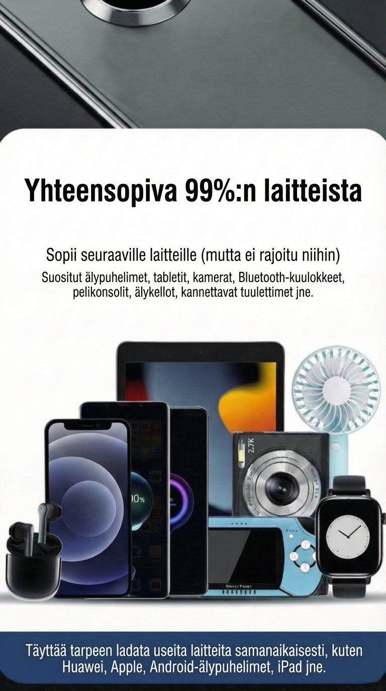 5-in-1 Autolaturi etu- ja takapenkille – Jatkojohdolla