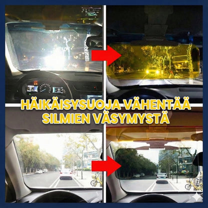 2-in-1 Auton häikäisysuoja – Päivä- ja yövisiiri