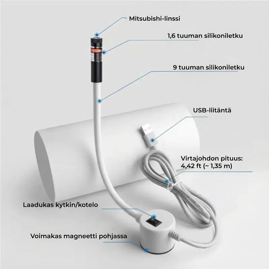 StitchLaser™ – Ompelukoneen laserohjain täydelliseen suoraompeleeseen