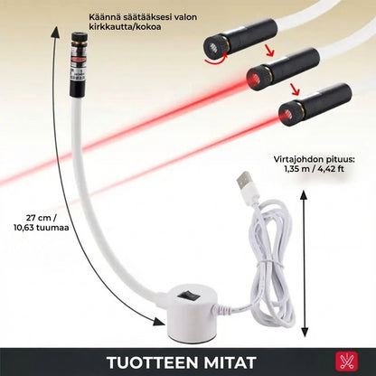 StitchLaser™ – Ompelukoneen laserohjain täydelliseen suoraompeleeseen