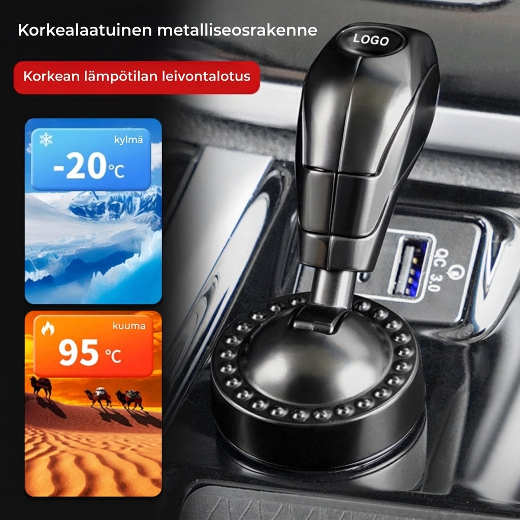 Käynnistyspainikkeen suojakansi automerkki-logolla