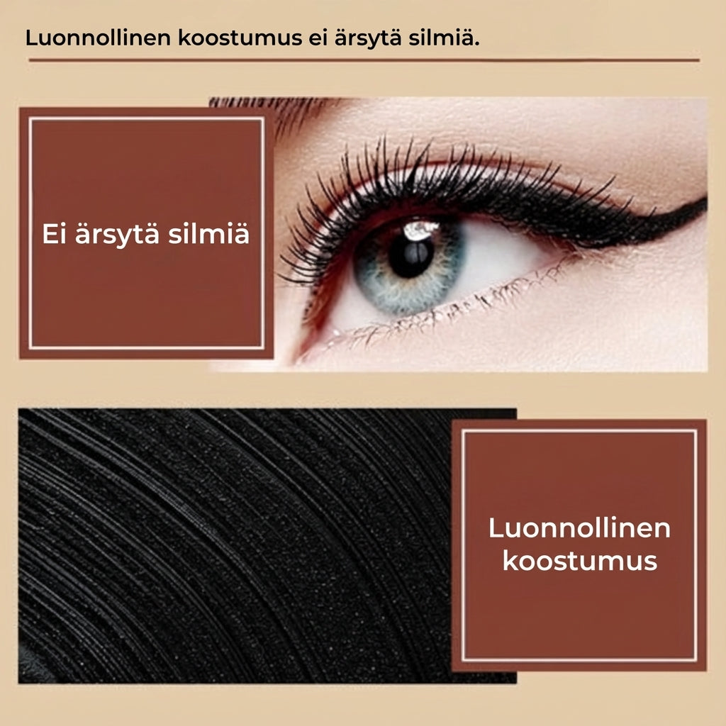 Vedenkestävä Eyeliner – Mattamusta & 12 tunnin kesto (Sotkematon)