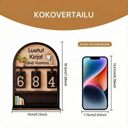 Puinen kirjalaskuri & lukuseuranta – Reading Challenge -haasteeseen (0–999)