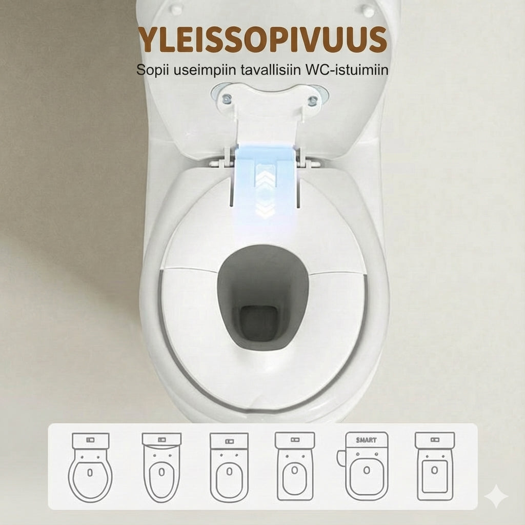 Kannettava ja kokoontaittuva WC-istuimen supistaja lapsille