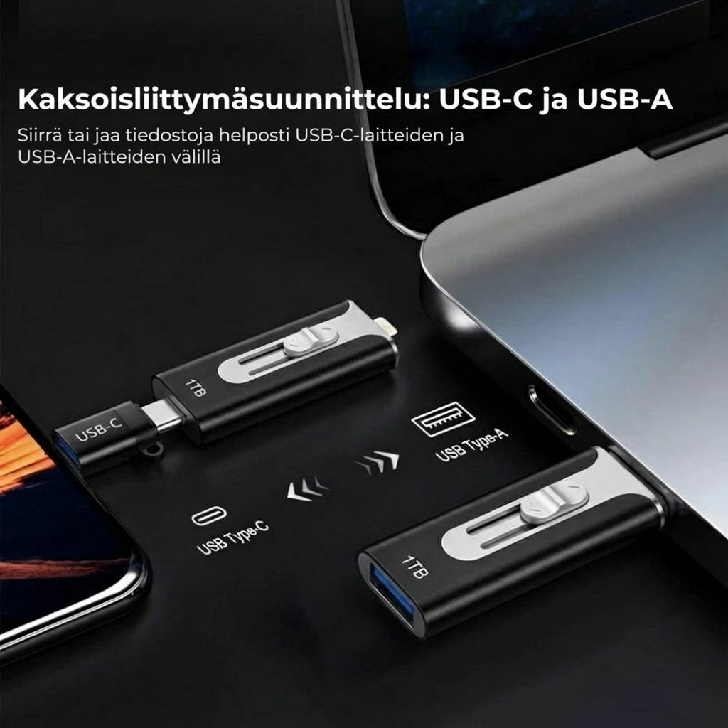 Hevlio™ Kannettava SSD-kiintolevy kannettaville tietokoneille ja pelaamiseen