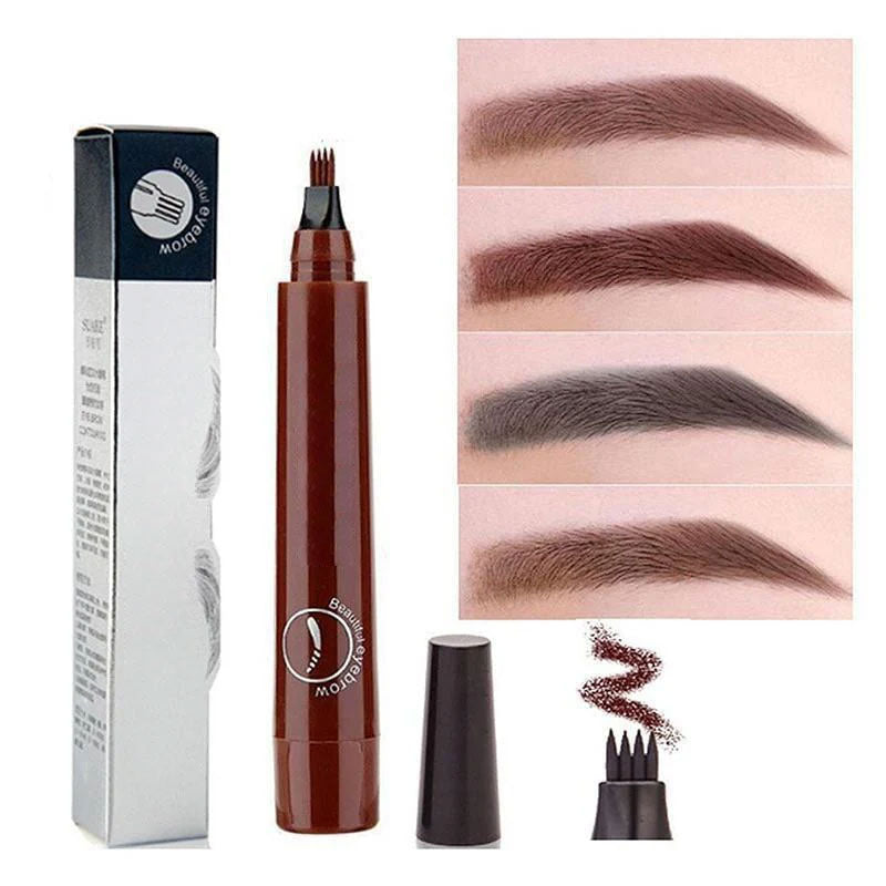 Microblading-kulmakynä – Vedenpitävä kulmakynä mikrohaarukkakärjellä (Luonnollinen lopputulos)