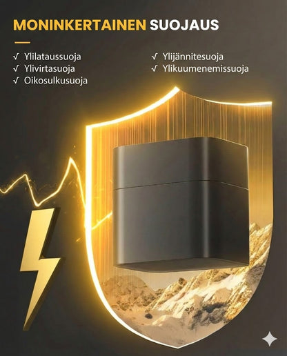 Akkulaturisetti ja 8 ladattavaa AA-akkua – 2,5 tunnin pikalaturi (Yhteensopiva AA- ja AAA-akkujen kanssa)
