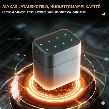 Akkulaturisetti ja 8 ladattavaa AA-akkua – 2,5 tunnin pikalaturi (Yhteensopiva AA- ja AAA-akkujen kanssa)