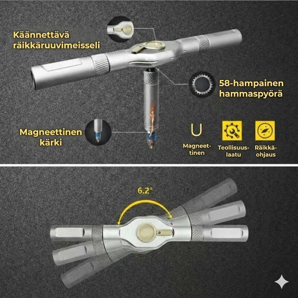 24-in-1 kompakti ruuvimeisselisarja