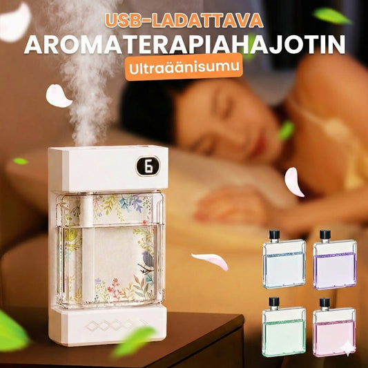 Langaton aromaterapia-diffuuseri – USB-ladattava – Sumutin LED-valolla