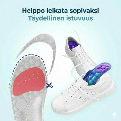 Medivital™ Magneettiset akupunktiopohjalliset – Leikattavissa sopivaan kokoon