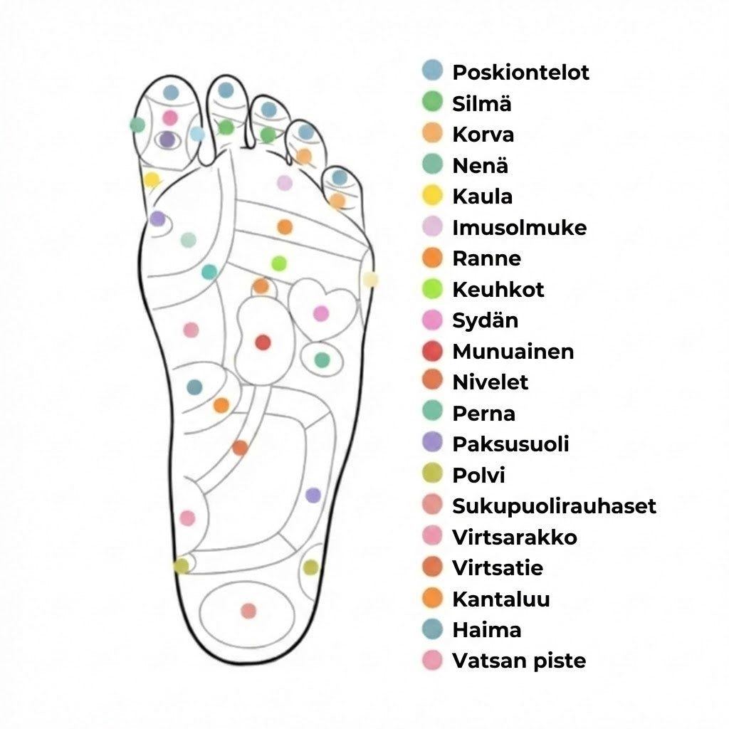 Medivital™ Magneettiset akupunktiopohjalliset – Leikattavissa sopivaan kokoon