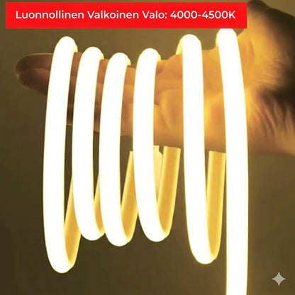 RGB LED-nauha – Itseliimautuva ja lyhennettävä – Tunnelmavalaistus huoneeseen ja keittiöön