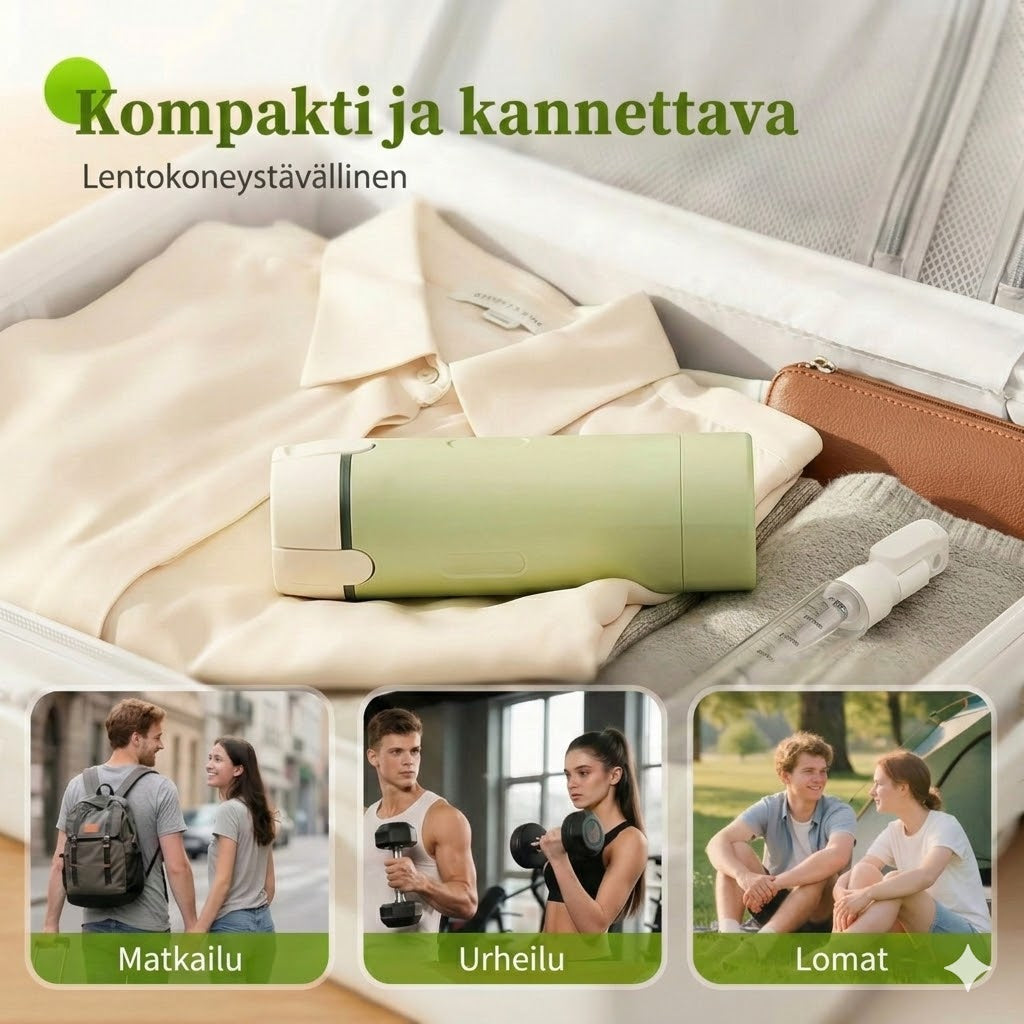 4-in-1 Matkapullosetti käsimatkatavaroihin – Vuotamattomat silikoniset matkapullot
