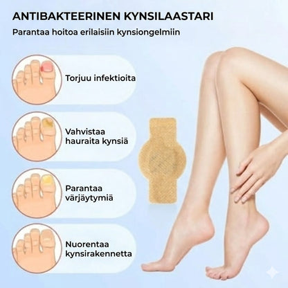 FungalPatch – Intensiivinen kynsienhoitosetti – Itseliimautuvat sienihoitolaastarit
