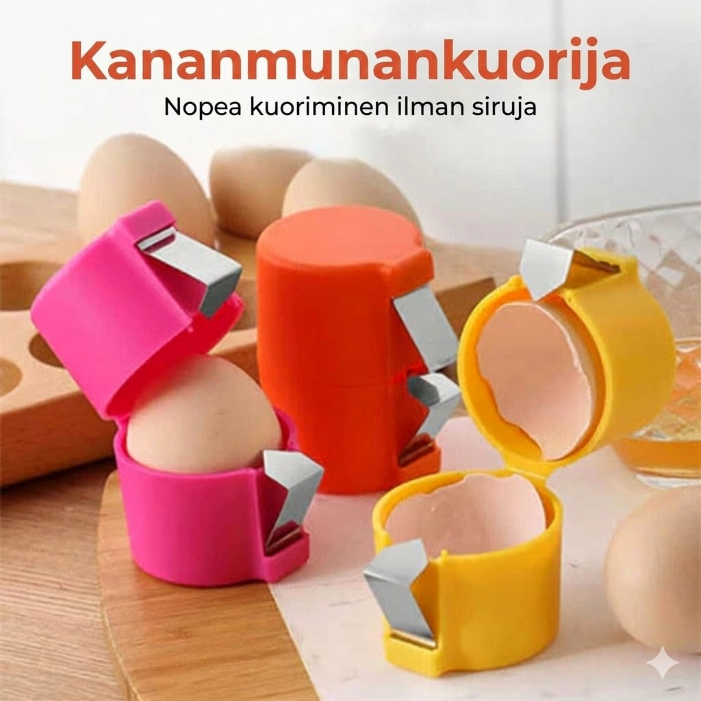Täydellinen kananmunankuoren avaaja ja pidike
