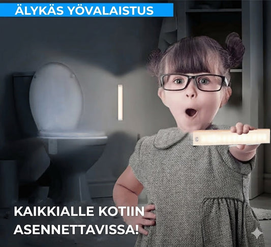 LED-kotivalaisin liiketunnistimella ja KOLMELLA värilämpötilalla